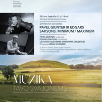 Lithuanian State Symphony Orchestra
Vilnius 11.02.2016